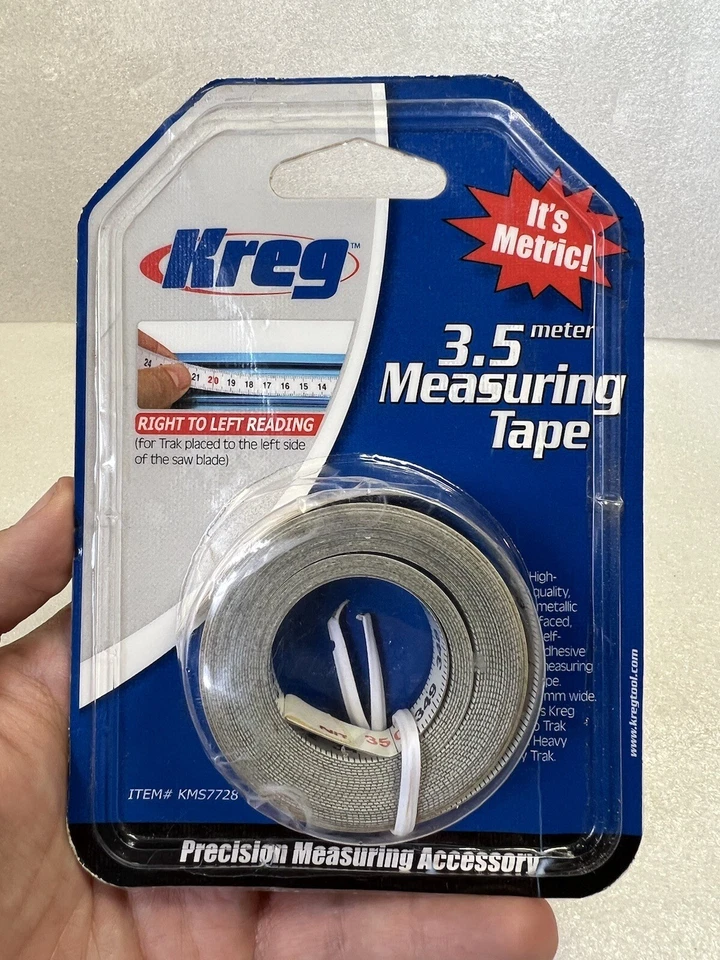 Kreg KMS7728 3.5 Meter Self-Adhesive Measuring Tape (R-L Reading) - Image 1 of 4
