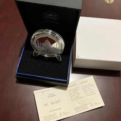 Pièces de monnaie 10 € argent 2010  Unesco Taj Mahal - Photo 1/4