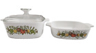 Corning Ware A-1 1/2-B Liter And A-1-B Saucepans Spice Of Life 1 Pyrex Lid