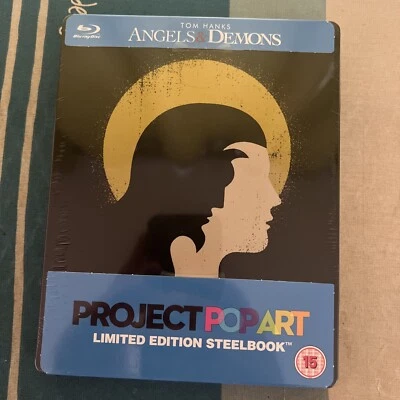 ANGELS & DEMONS- LTD BLU-RAY STEELBOOK- REGION B- NEW/SEALED- PROJECT POPART - Image 1 of 4