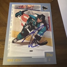 Mike Ricci Signed Card