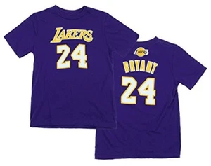 Kobe Bryant LA LAKERS Outerstuff Youth X-SMALL Shirt NBA Purple - Picture 1 of 1