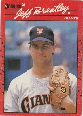 🔥RARE ERROR🔥 - Jeff Brantley #466 - 1990 Donruss - Missing dot "." after INC  - Image 1 of 2