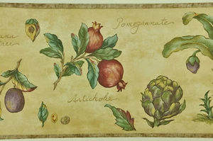 Wallpaper Border sage fruits and olives 7236-734 - Picture 1 of 2