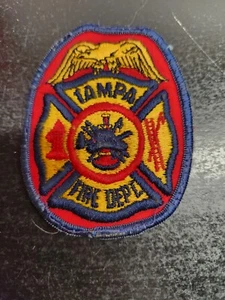 Vintage Tampa Florida Fire Department Patch - Imagen 1 de 3