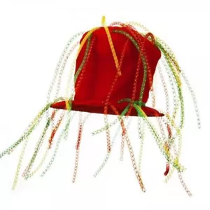 Crazy Hat with Tubes - Red - 4th of July - Costume Accessory - One Size - Picture 1 of 1