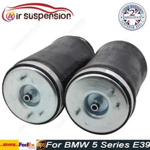 Pair Rear Right Left Air Suspension Spring Bags For BMW 5 Series E39 37121094613 - Picture 1 of 11
