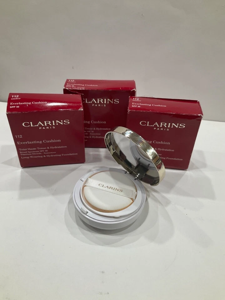 Clarins Everlasting Cushion SPF50 Base Larga Duración e Hidratante Nueva Caja Rota Foto 1 de 1