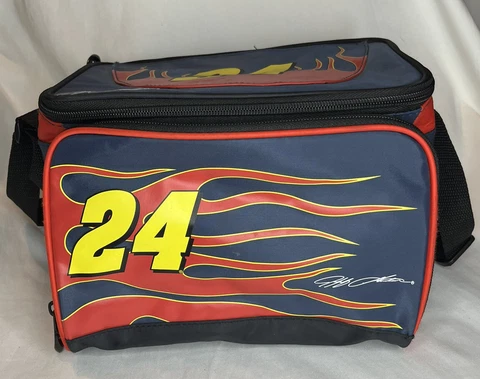 Jeff Gordon 24 NASCAR Lunchbox Cooler Thermos Brand 2008 Cover