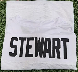 Camiseta deportiva personalizada Kordell Stewart autografiada firmada de los Pittsburgh Steelers (JSA) blanca - Imagen 1 de 2