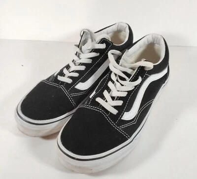 Vans Ward Sneaker Black/White - Kids Y3.5 USED Great Condition - Image 1 of 4