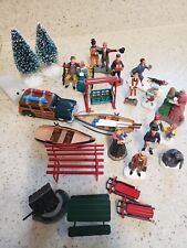 Lot Of 22 Lemax - Department 56 - Unbranded Accessories For Christmas  Village