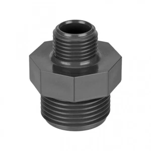 Boquilla reductora de PVC-U 2x rosca exterior - Imagen 1 de 4
