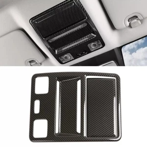 Carbon Fiber ABS Roof Reading Light Lamp Panel Cover Kit For Ford Ranger 2023-25 - Picture 1 of 9