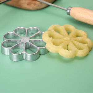 Cooking Dough Fried Snack With Handle Rosette Cookie Bunuelos Mold Funny Baking
