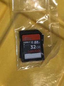 SanDisk Extreme 32GB SD Class 10 SDHC Memory Card - SDSDXXG-032G-GN4IN - Picture 1 of 1