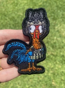 TACTICAL Rooster Patch - ADF Army Tactical Bird Animal MEME funny - Hook/Loop - Picture 1 of 8