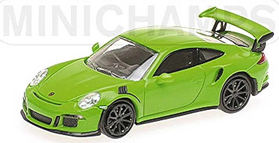 Porsche 911 GT3 Rs 991.1 Coupè 2015-16 Verde 1:87 Minichamps - Immagine 1 di 1