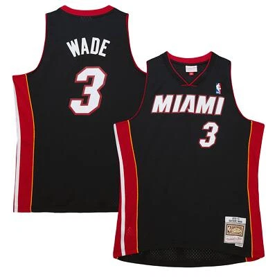 Dwyane Wade Hardwood Classics Swingman Jersey - Black