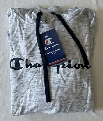 Nuevo con etiquetas Pullover Champion Ligero Atlético Azul Marino Tinte Espacial Sudadera con Capucha Talla XL Foto 1 de 4