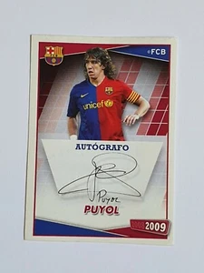 Carles Puyol Printed Signature #38 Panini Official FC Barcelona Set 2008-09 rare - Picture 1 of 8