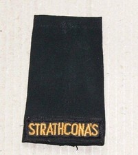 Vintage Military Patch / Shoulder Flash - Strathcona's