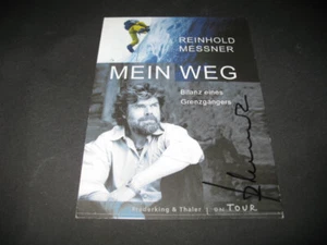 Reinhold Messner Bergsteiger Forscher Autogrammkarte ORIGINAL - Bild 1 von 1