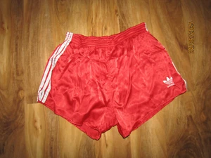 Adidas Sprinter Shorts Red Men L Glanz Vintage - Picture 1 of 4