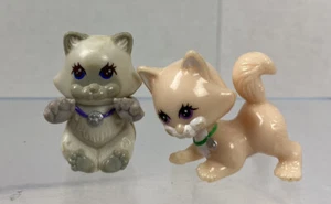 Lote de 2 gatos Kenner Kitty Cats 1992 de colección Littlest Pet Shop Cutesy - Imagen 1 de 17