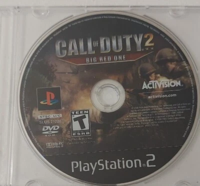 Call of Duty 2: Big Red One (PlayStation 2 PS2) - DISC ONLY - Image 1 of 2
