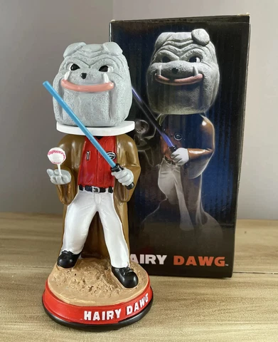Jedi HAIRY DAWG Georgia Bulldogs 2016 Star Wars Night SGA Mascot Bobblehead NIB! Cover