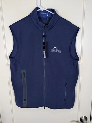 Greyson Men's Algonquin Golf Vest Maltese Size: L New Mount Yale Logo - Image 1 of 4
