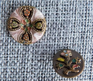 Lot of Antique Vtg Buttons #1333-D - Picture 1 of 5