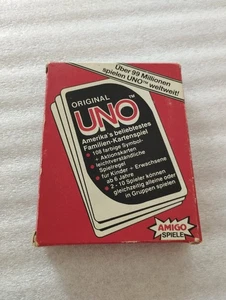 Vintage UNO Amigo Kartenspiel 1986 alte Version Familie Retro Spiel Vollständig - Bild 1 von 3
