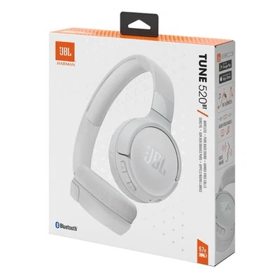 Casque Bluetooth JBL Tune 520BT - JBLT520BTWHT - Blanc - Photo 1/2