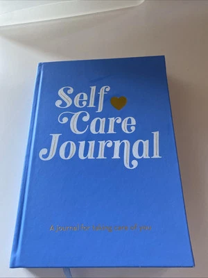 Self Care Journal For Taking Care Of You Light Blue Hard Cover 9.75" x 6.75" Fun - Image 1 of 4