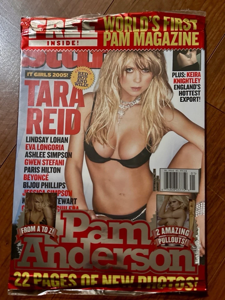 Stuff Magazine 2005 Tara Reid + Pam Anderson Special • Sealed • 22 New Photos Foto 1 de 1