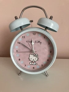 Hello Kitty Sanrio Alarm Clock - aqua & pink - Picture 1 of 11