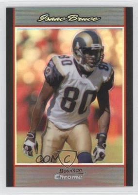 2007 Bowman Chrome Refractor Isaac Bruce #BC159 HOF - Image 1 of 2