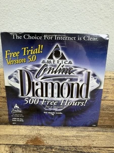 AOL Diamond Refer a Friend Collectible Disk VTG - Picture 1 of 2