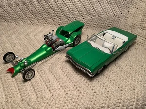 1/18 Lot 2 Mean Green Classics IL Tarantula & HW 1965 Inpala WOW - Bild 1 von 21