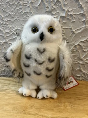 Плюшевое реалистичное мягкое животное Douglas Snowy Owl 8 дюймов в стиле хедвига из Гарри Поттера - Изображение 1 из 4