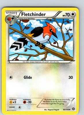 Fletchinder 95/114 2016 XY Steam Siege Regular Uncommon - Image 1 of 3