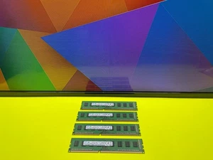 Samsung 16GB (4x4GB) DDR3 PC3-12800U 1600MHz Desktop Memory M378B5173DB0-CK0 - Picture 1 of 5