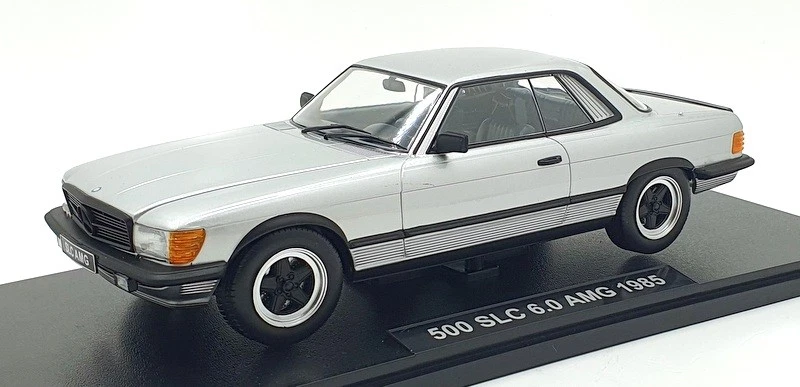 KK 1/18 Scale Diecast KKDC180891 - 1985 Mercedes-Benz 500 SLC 6.0 AMG - Silver - Image 1 of 4