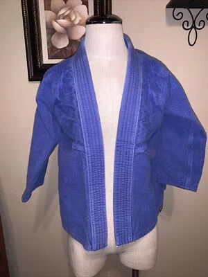 Century Sandro Samoa Top Pants Youth M3 Brazilian Jiu Jitsu Blue GUC (Q) - Image 1 of 4