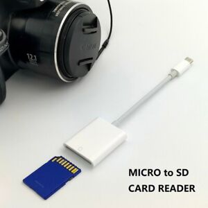 Micro to SD Card Camera Reader for Android mobile phones and tablets