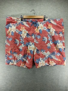 Tommy Bahama Relax Swim Trunks Lined Shorts Sz 2XT Tropical Floral Red - Picture 1 of 11