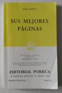 Jose Marti Book "Sus Mejores Paginas" The Best of His Work - Imagen 1 de 9