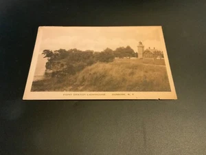Dunkirk, N.Y. ~ Point Gratiot Lighthouse - 1924 Stamped Antique Postcard - Picture 1 of 2